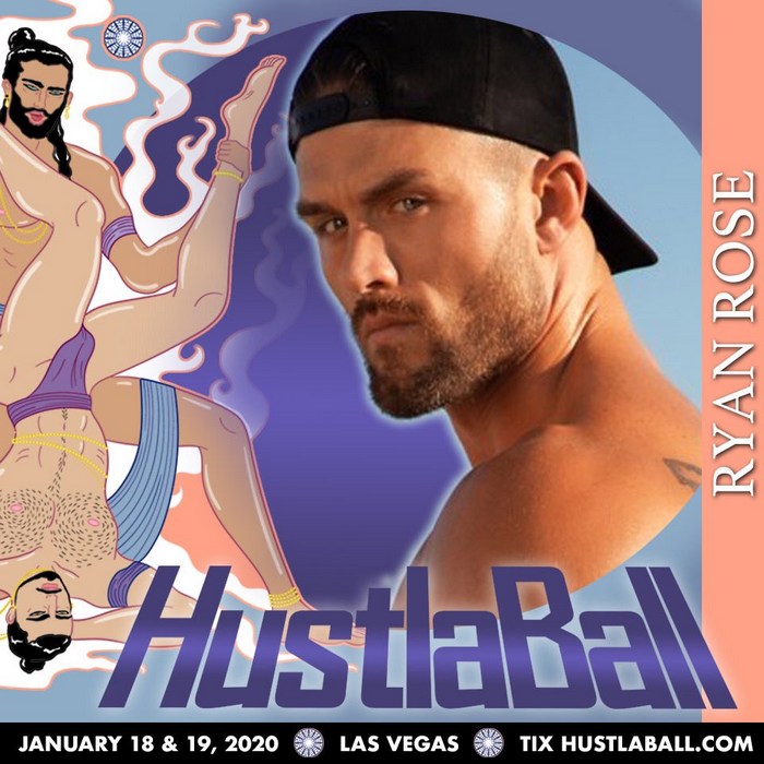 Ryan Rose Gay Porn Star HustlaBall Las Vegas 2019