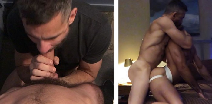 Brad Hunt Gay Porn Star 2019 Silver Daddy Beard Bareback Bottom