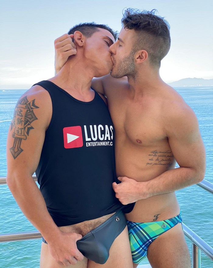 Brent Everett Allen King Gay Porn Stars Kiss