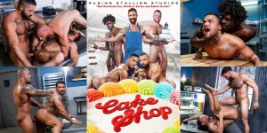 Gay Porn Cake Shop Hairy Muscle Hunk Fuck Bareback XXX