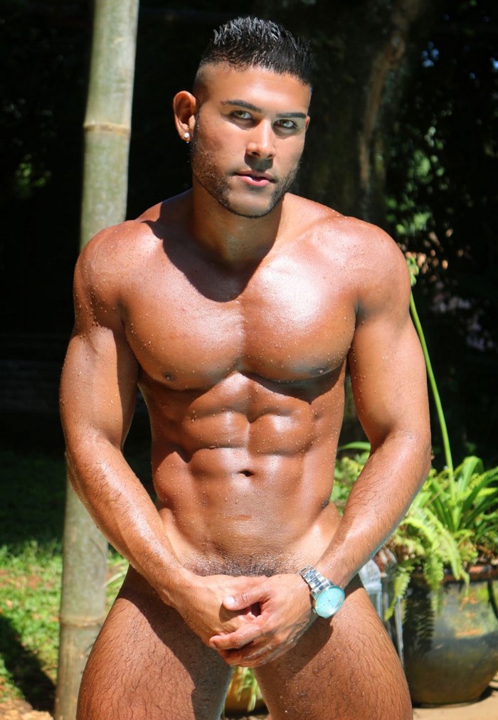 O Mino Tauro Brazilian Muscle Hunk Big Dick Gay Porn Star Naked 