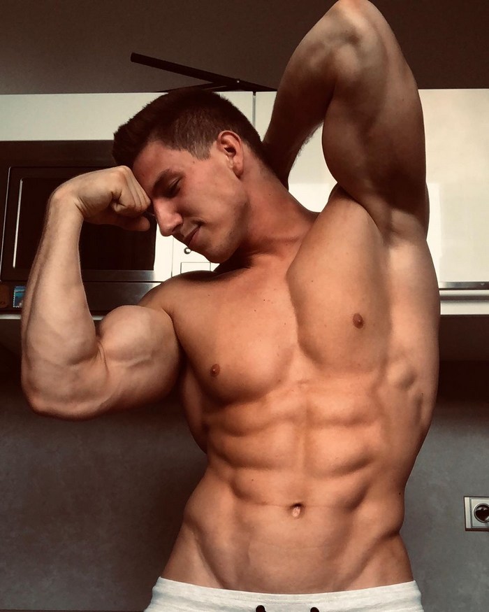 Niko Vangelis BelAmi Gay Porn Star Muscle Hunk Shirtless Armpit