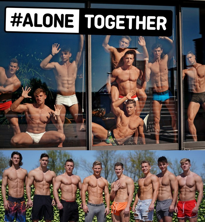 Alone Porn - Alone Together: 8 Hot BelAmi Hunks Locked Down Together â€“ New Reality Show  Starting This Friday