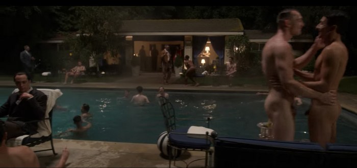 Johnny B Gay Porn Star Netflix Hollywood Naked Pool Scene Jim Parsons