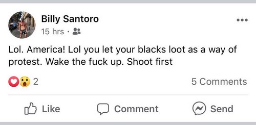 Billy Santoro Gay Porn Star Racist Facebook Shoot First