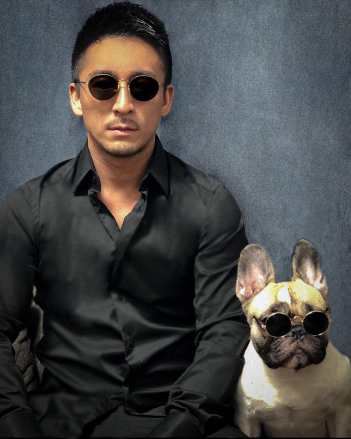 Hiroya Japanese Gay Porn Star Muscle Jock Dog Sunglasses
