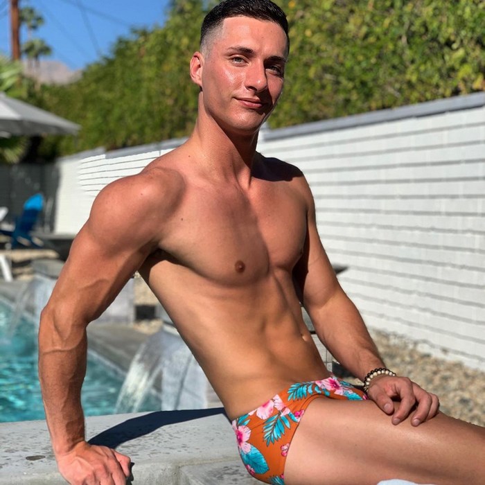 Tristan Hunter Gay Porn Star Palm Springs Shirtless