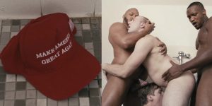 Gay Porn MAGA Hat Political Party Bottom Dillon Diaz Peyton Key Jack Bailey Andre Donovan XXX