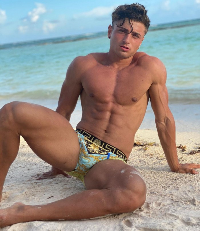 Carlos Effort Gay Porn Star BelAmi Model Shirtless Jock