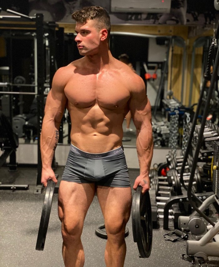 Malik Delgaty Gay Porn Star Canadian Muscle Hunk Male Stripper Shirtless Stud