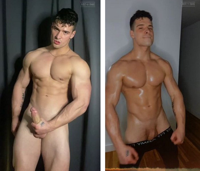Malik Delgaty Gay Porn Star Canadian Muscle Hunk Naked Stud Big Dick 