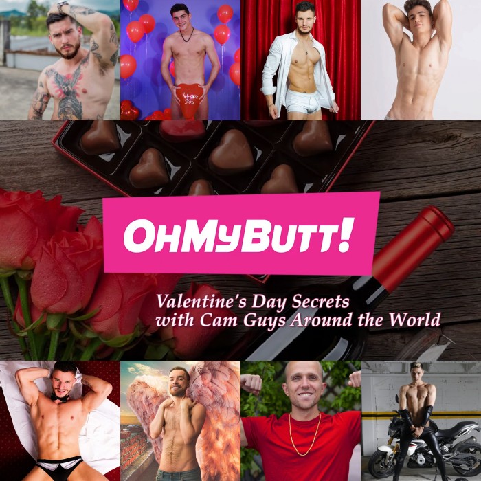 Cam Stud Flirt4Free OhMyButt Valentines Day