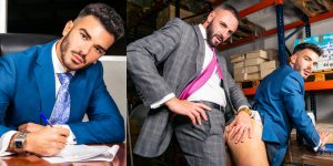 Pol Prince Gay Porn Star Leo Rosso Menatplay Suit Sex
