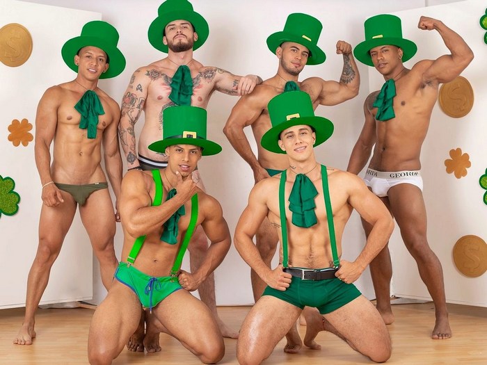 Flirt4Free The Bosses Shirtless Muscle Hunks Cam Models St Patricks Day