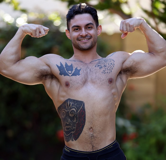 Gianni Coval Shirtless Muscle Hunk Porn Star GayHoopla