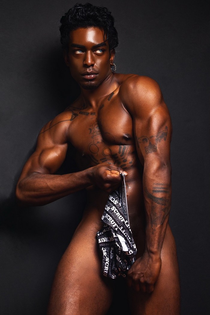 Jordan Jameson Minotaur Gay Porn Star Naked Black Stud
