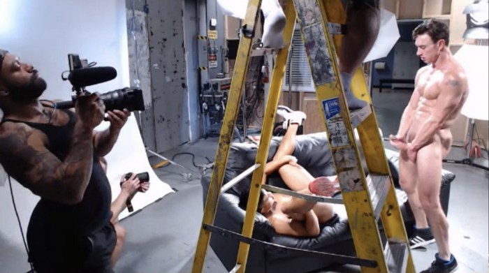 Gay Porn Behind The Scenes Cade Maddox Luke Truong Falcon Studios LIVE Porn Shoot