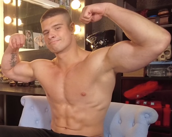 Malik Delgaty Gay Porn Star YouTube Interview Shirtless Muscle Hunk Stripper