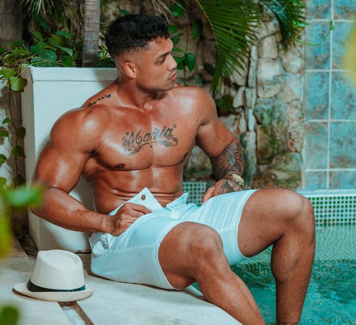 Juan Molina Flirt4Free Male Model Shirtless Muscle Hunk