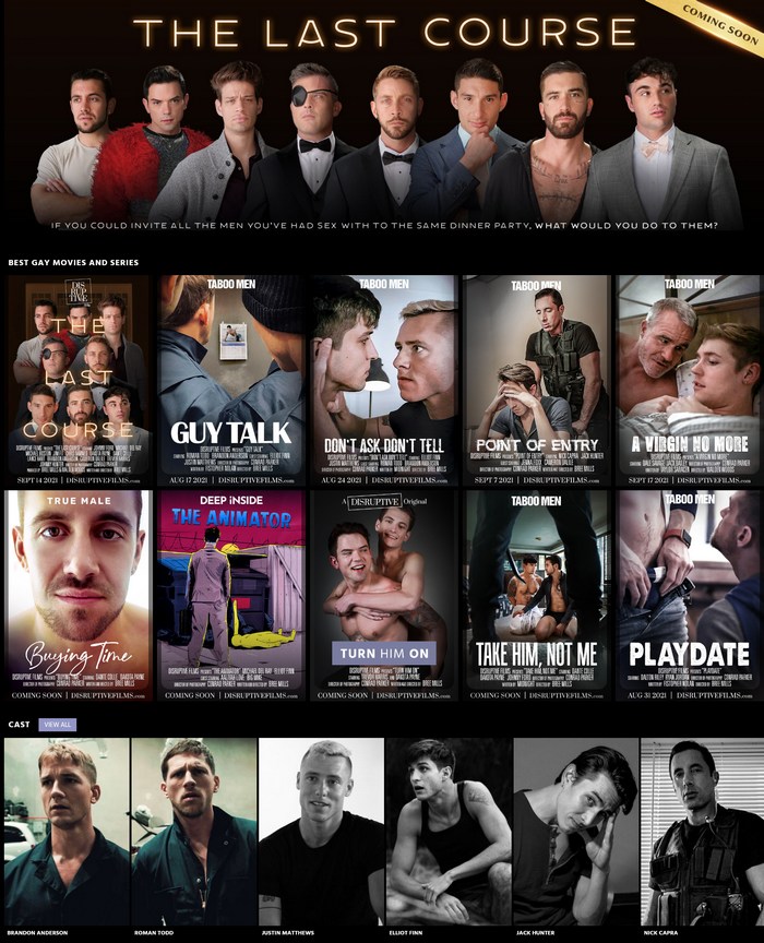 Disruptive Films Gay Porn Movies Site
