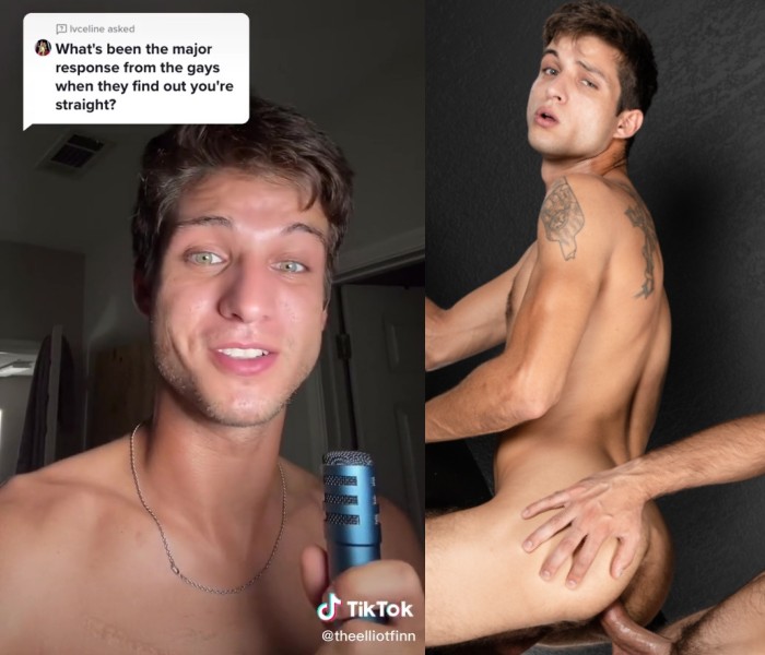 Elliot Finn Gay Porn Star TikTok Bottom
