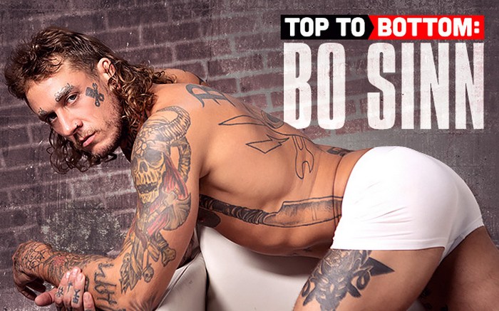Bo Sinn Gay Porn Star Top To Bottom Tattooed Stud
