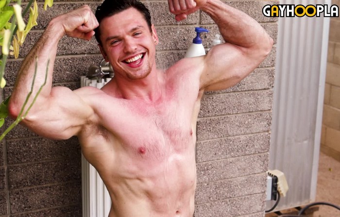 Andy McBride Naked Muscle Hunk Big Dick Porn Star GayHoopla