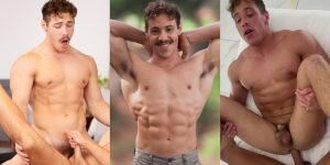 Kyle Fletcher Gay Porn Star Muscle Jock Bottom Liam Elijah Zayne
