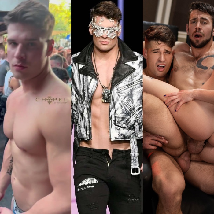 Malik Delgaty Gay Porn Star Fashion Model GoGo Dancer Dante Colle Bisexual