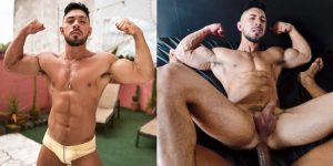 Mike Bebecito Gay Porn Star Muscle Hunk Bottom Flexing Caio Veyron Big Dick TimTales XXX