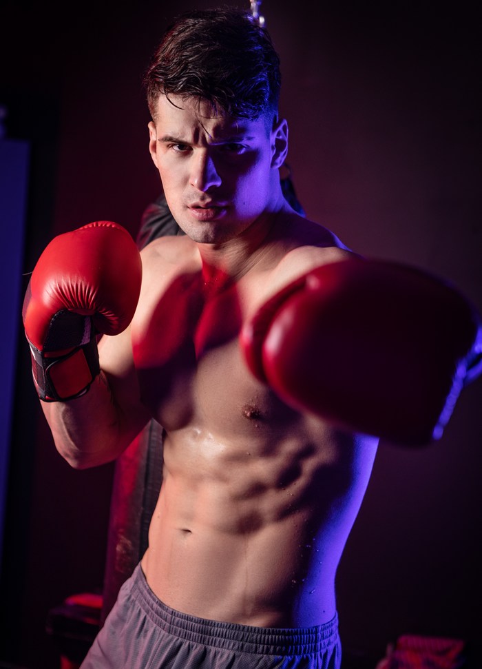 Malik Delgaty Gay Porn Star Muscle Hunk Boxer