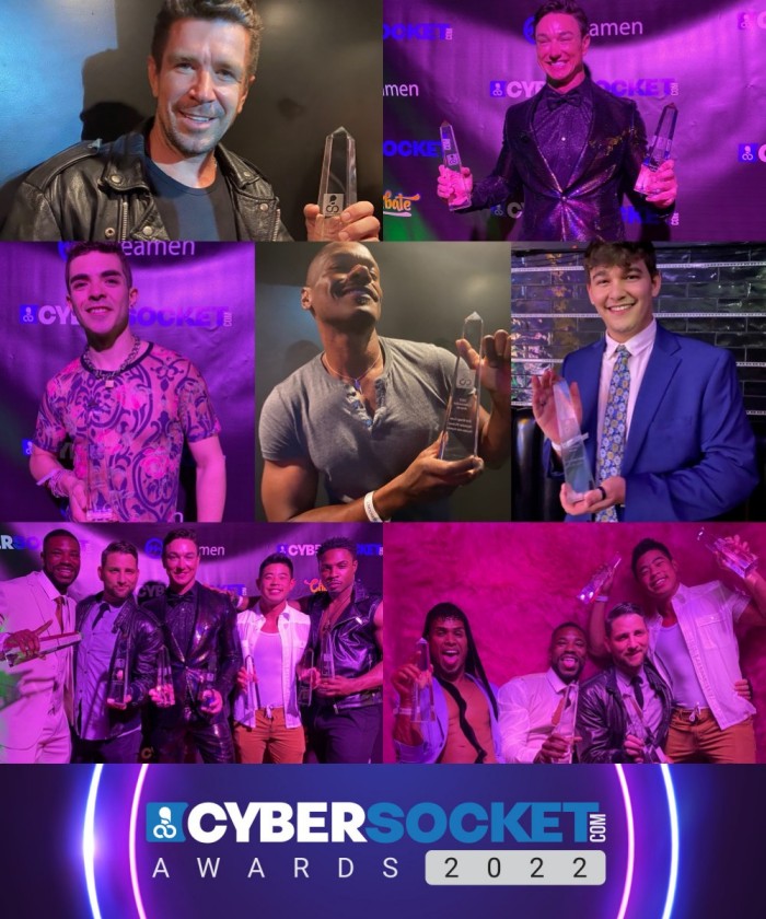 Cybersocket Awards 2022 Gay Porn Stars Winners