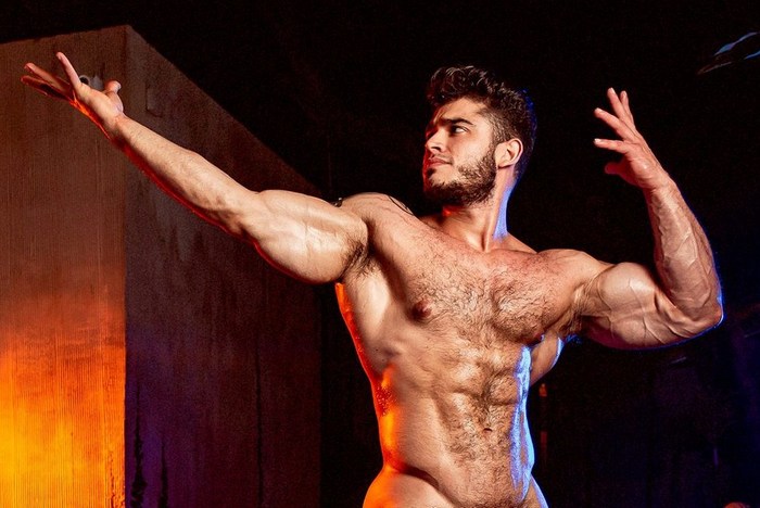 Atlas Stone Flirt4Free Naked Muscle Hunk Cam Model