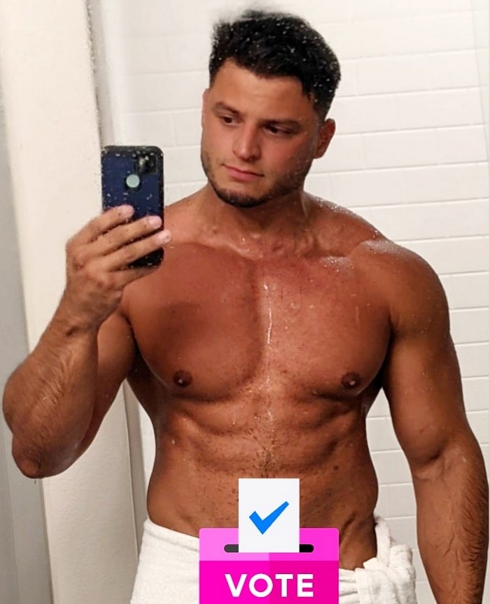 Axel Rockham Gay Porn Star Shirtless Muscle Hunk 