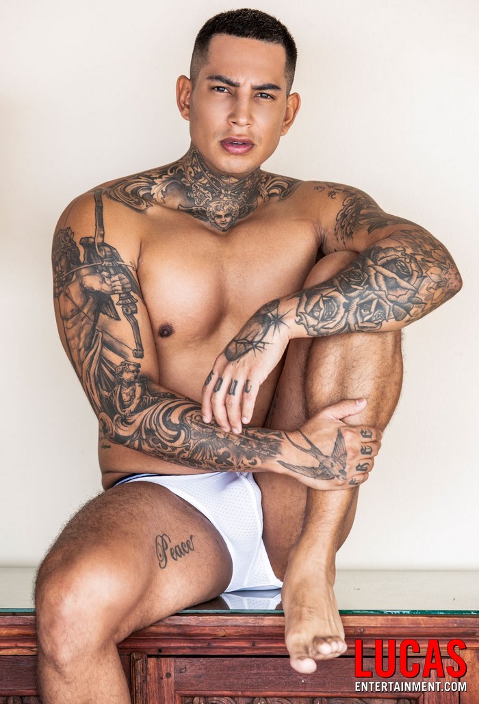 Mauro Valiente Gay Porn Star Tattooed Stud