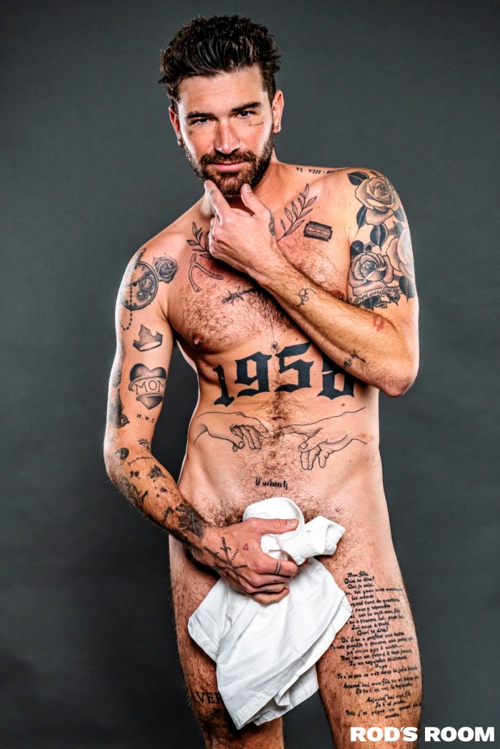 Chris Damned Gay Porn Star Tattooed Stud