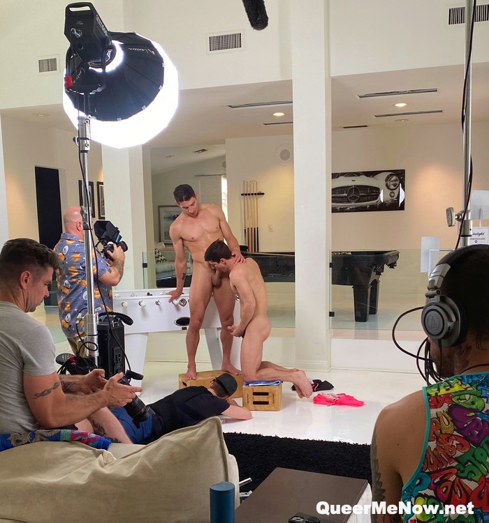 Gay Porn Behind The Scenes Aiden Ward Jim Fit Skintight