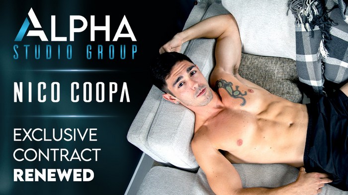 Nico Coopa Gay Porn Star Alpha Studio Group Exclusive Model