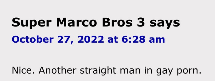 Super Marco Bros 3 Nice Another straight man in gay porn