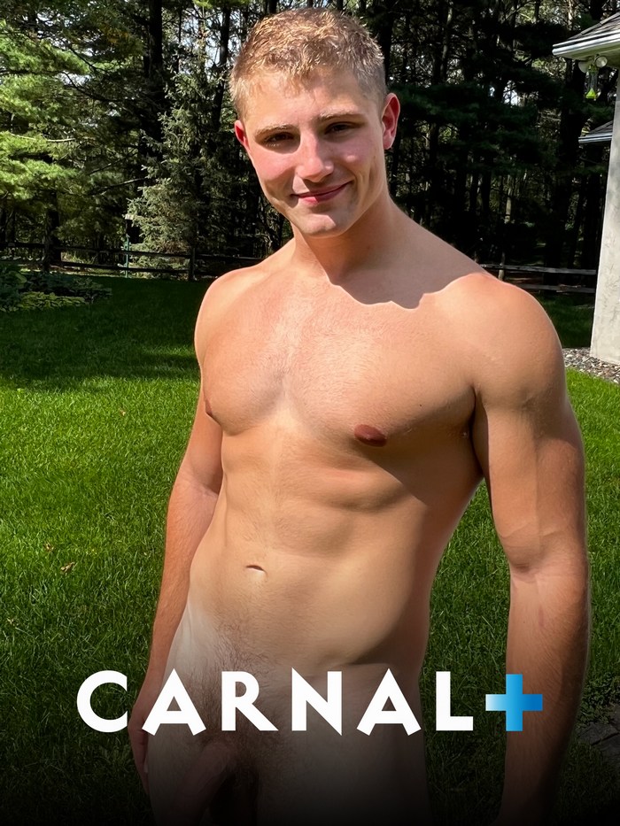 Clayton Foster Gay Porn Star Blond Muscle Jock Naked Stud CarnalMedia