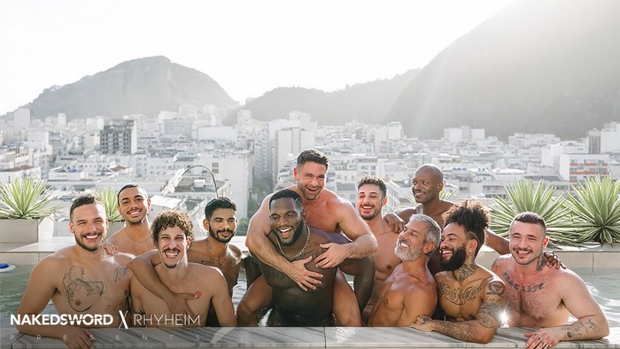 Gay Porn Beau Butler First GangBang Blame It On Rio