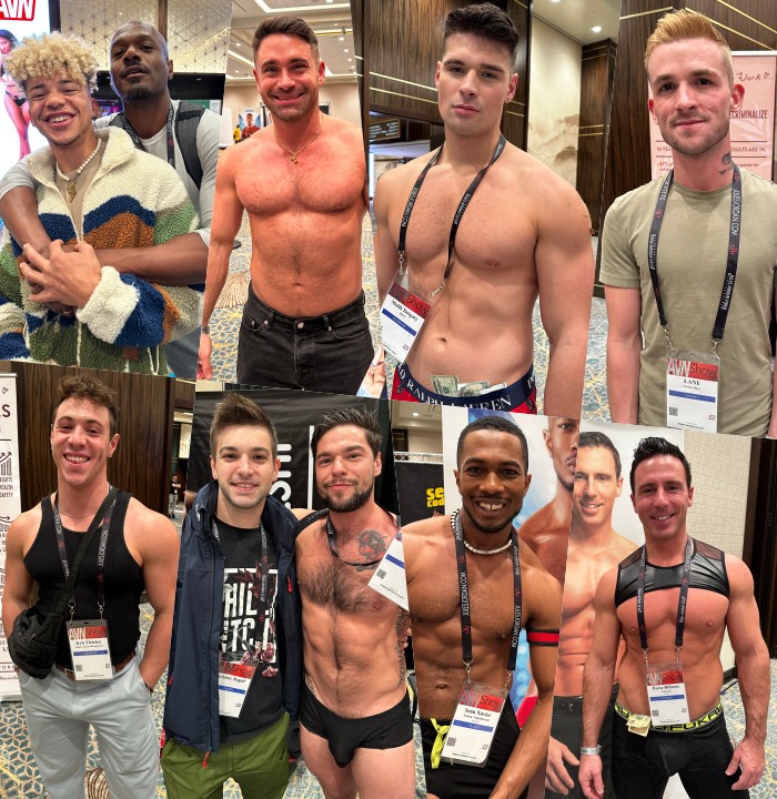 Gay Porn Stars AVN Expo 2023 The Village Day 1x