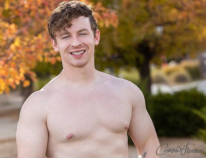 Wyatt Kane Hardy Gay Porn Star Shirtless Muscle Jock CorbinFisher 