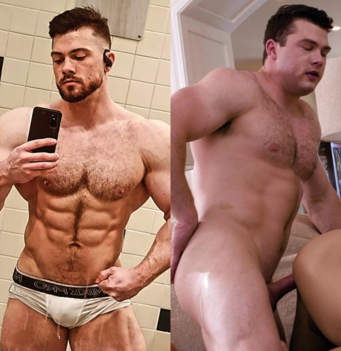 Collin Simpson Gay Porn Star Muscle Hunk Bodybuilder Jim Fit AdultTime