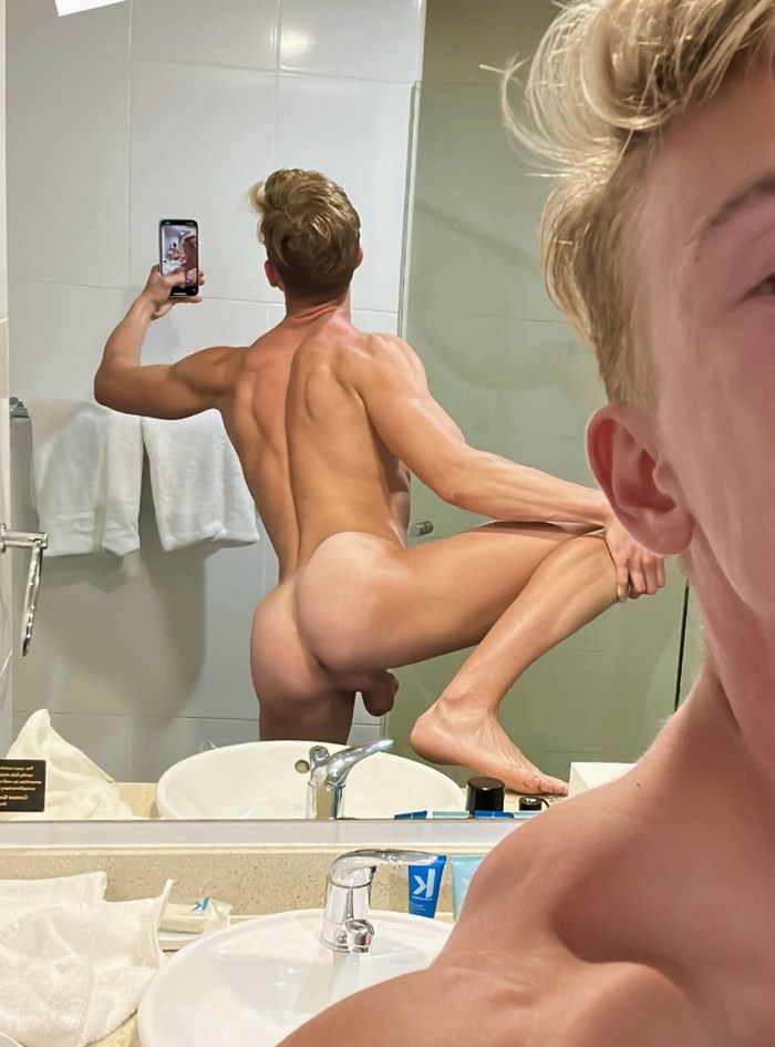 British Twunk Gay Porn Star Bottom Muscle Jock 