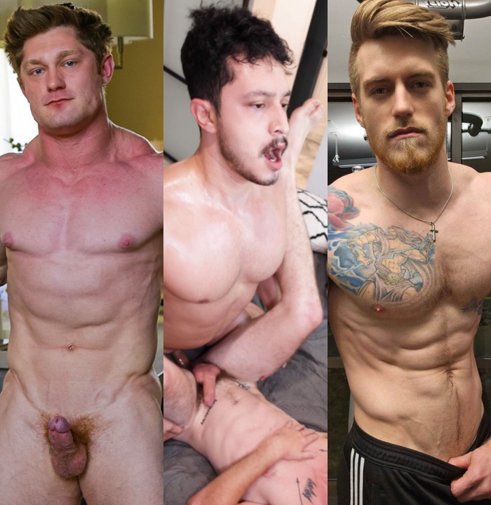 Justin Sharp Lucas King Mike Bourbon GayHoopla Male Porn Star Muscle Hunk
