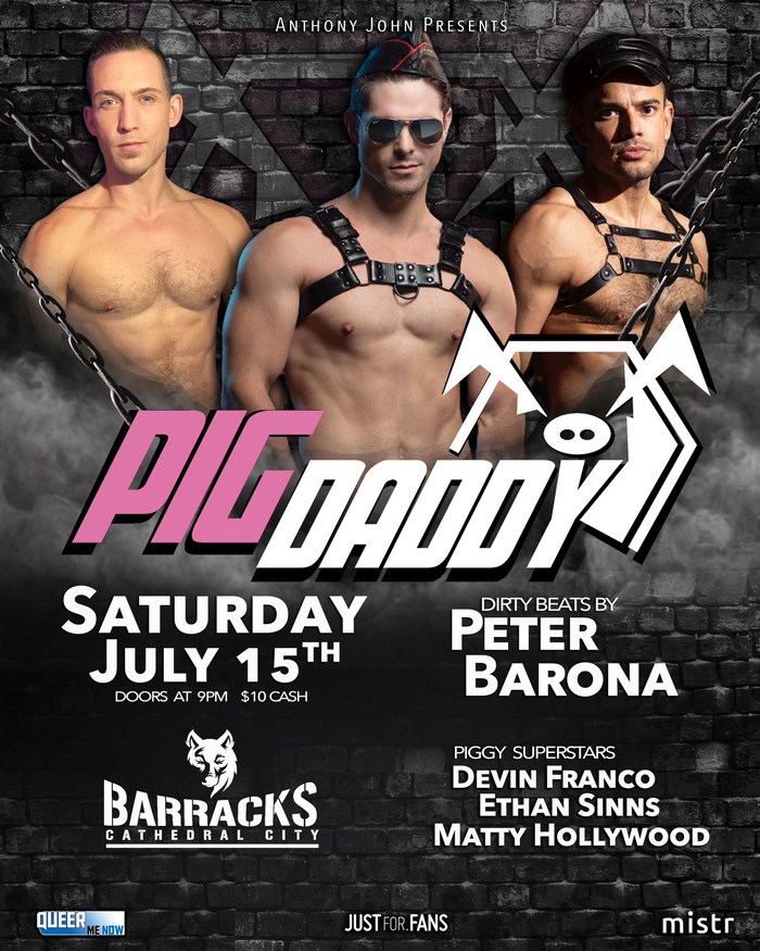 PigDaddy Devin Franco Ethan Sinns Matty Hollywood Gay Porn Stars