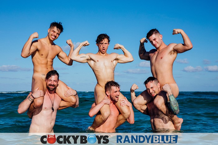 Gay Porn Stars Boys Will Be Boys Beach CockyBoys RandyBlue