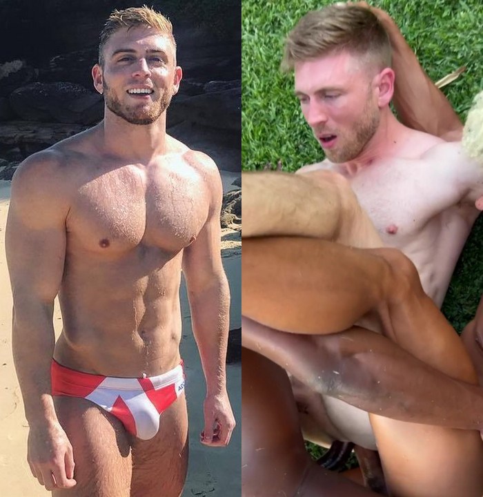 Matthew Ellis Gay Porn Star Muscle Hunk Bottom Double Penetration XXX