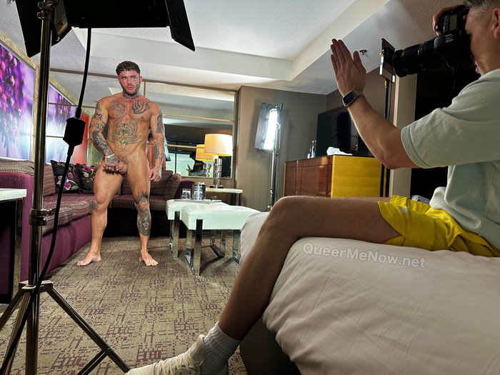 Gay Porn Behind The Scenes Joel Hart Luca Del Rey FAN MALE